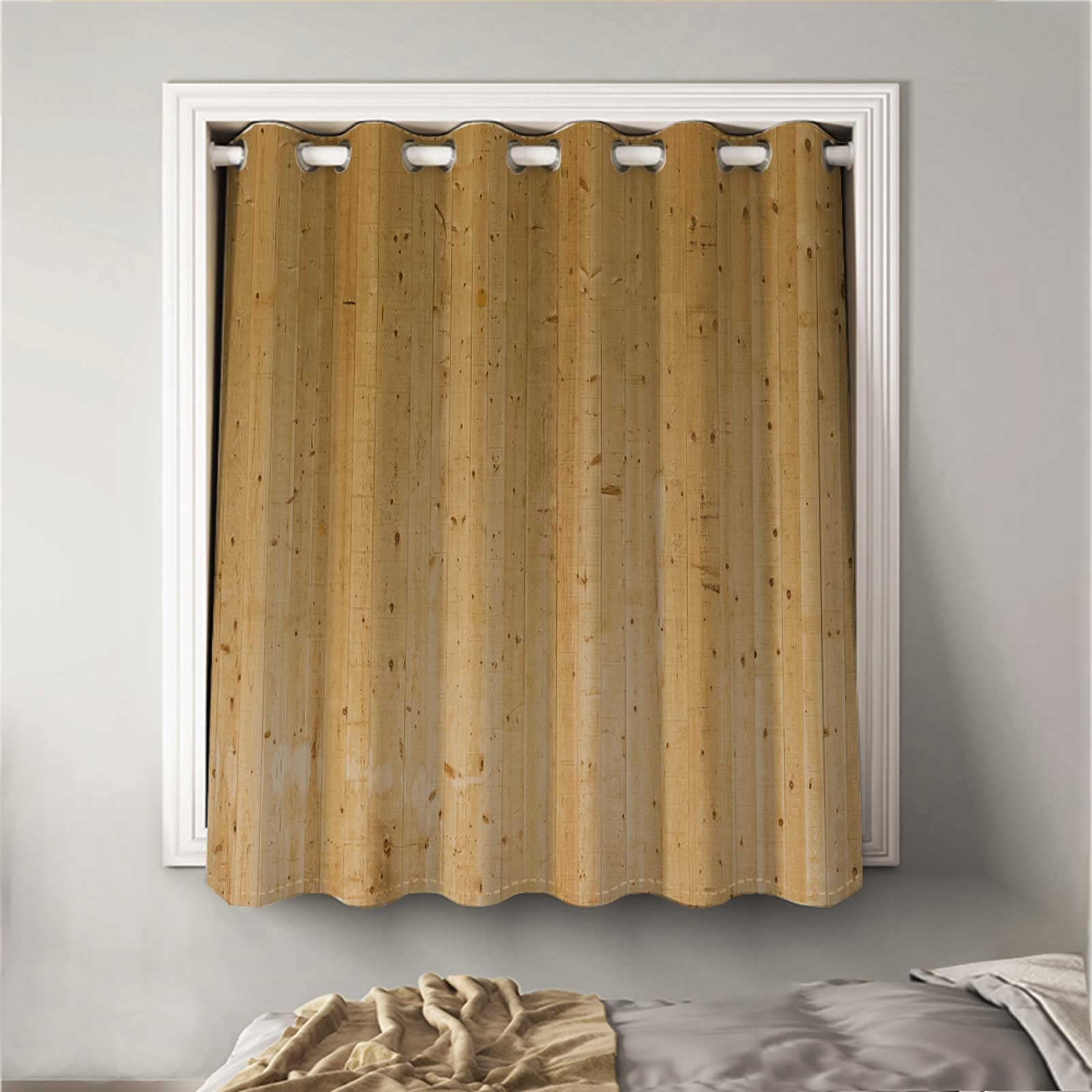 Amazon.co.jp: カフェカーテン 小窓用 ヒュードパインボードの